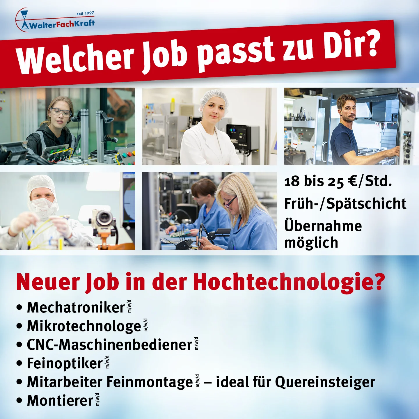 Welcher Job passt zu Dir?