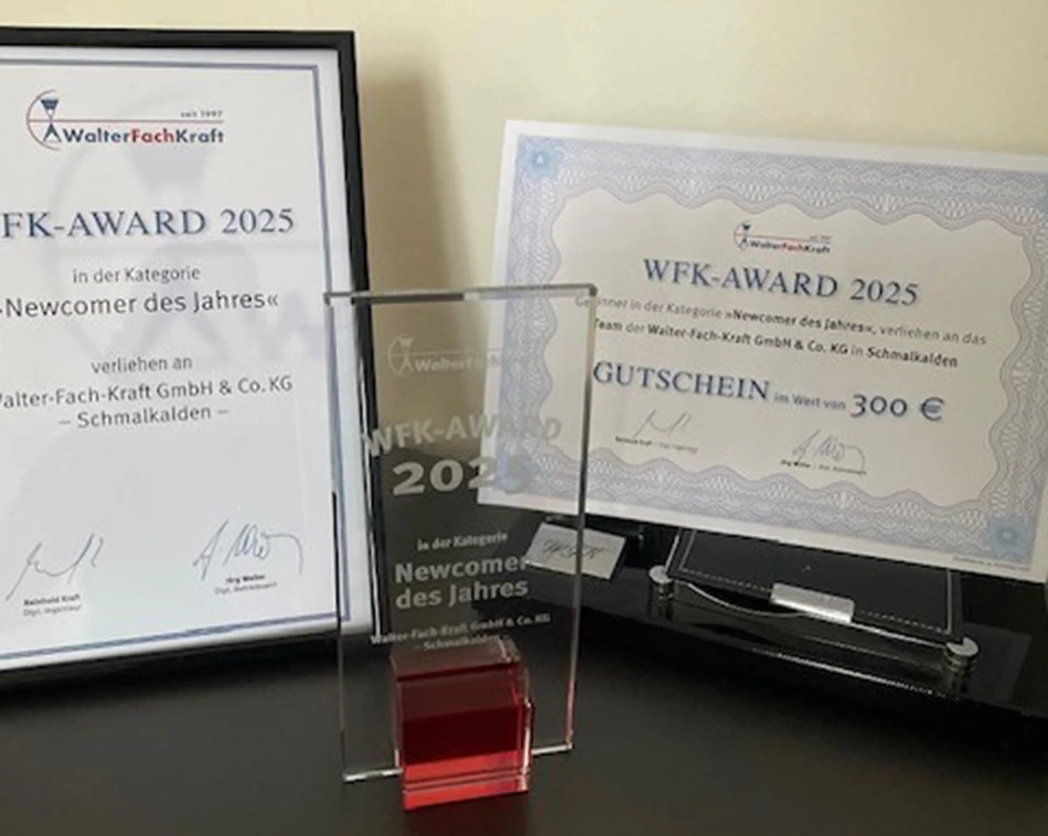 Auszeichnung „Newcomer des Jahres 2025”