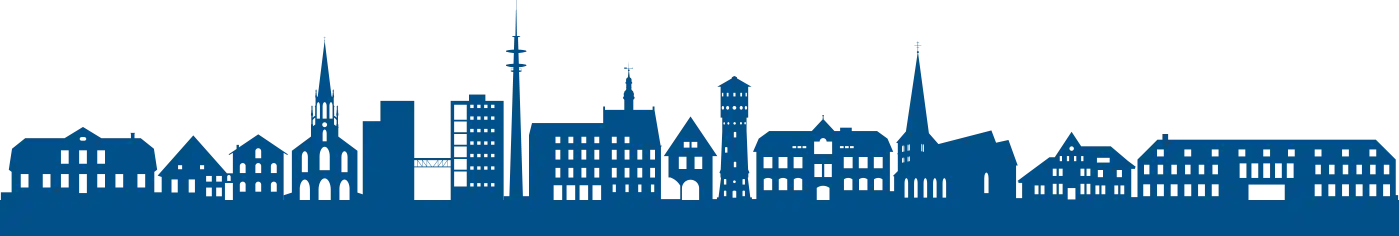 Guetersloh-Skyline Skyline Gütersloh, Walter-Fach-Kraft