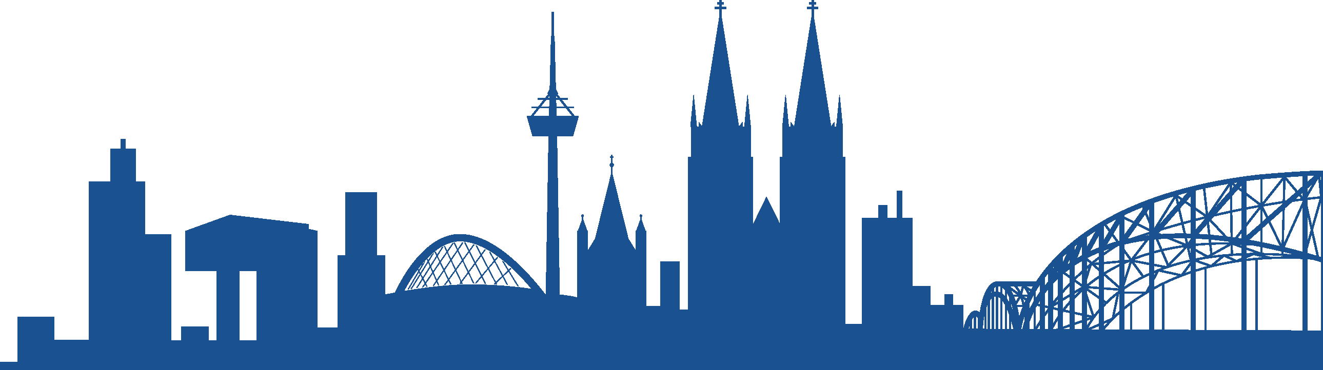 Kölner Skyline mit Kölner Dom im Zentrum